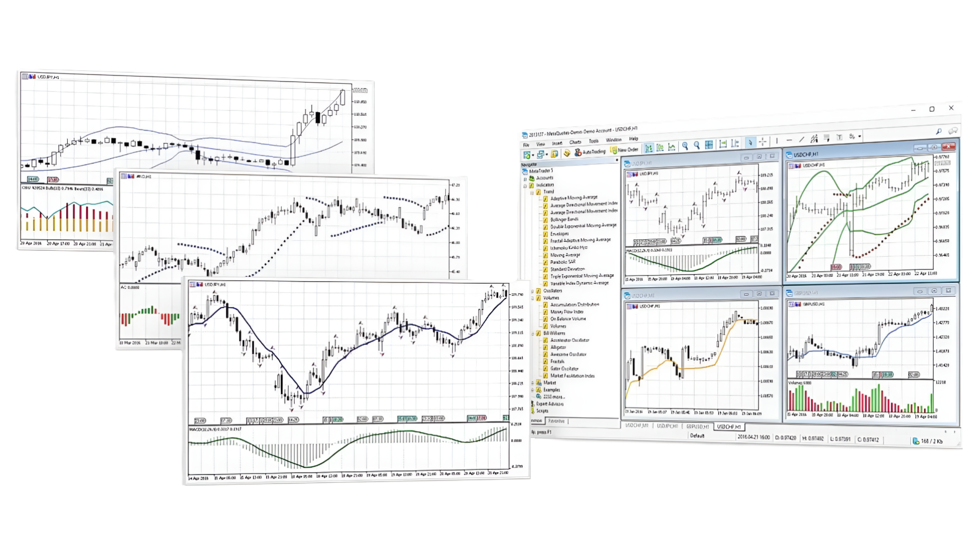 MetaTrader 5 MQL5 자동매매(EA) 및 전략 테스터 화면