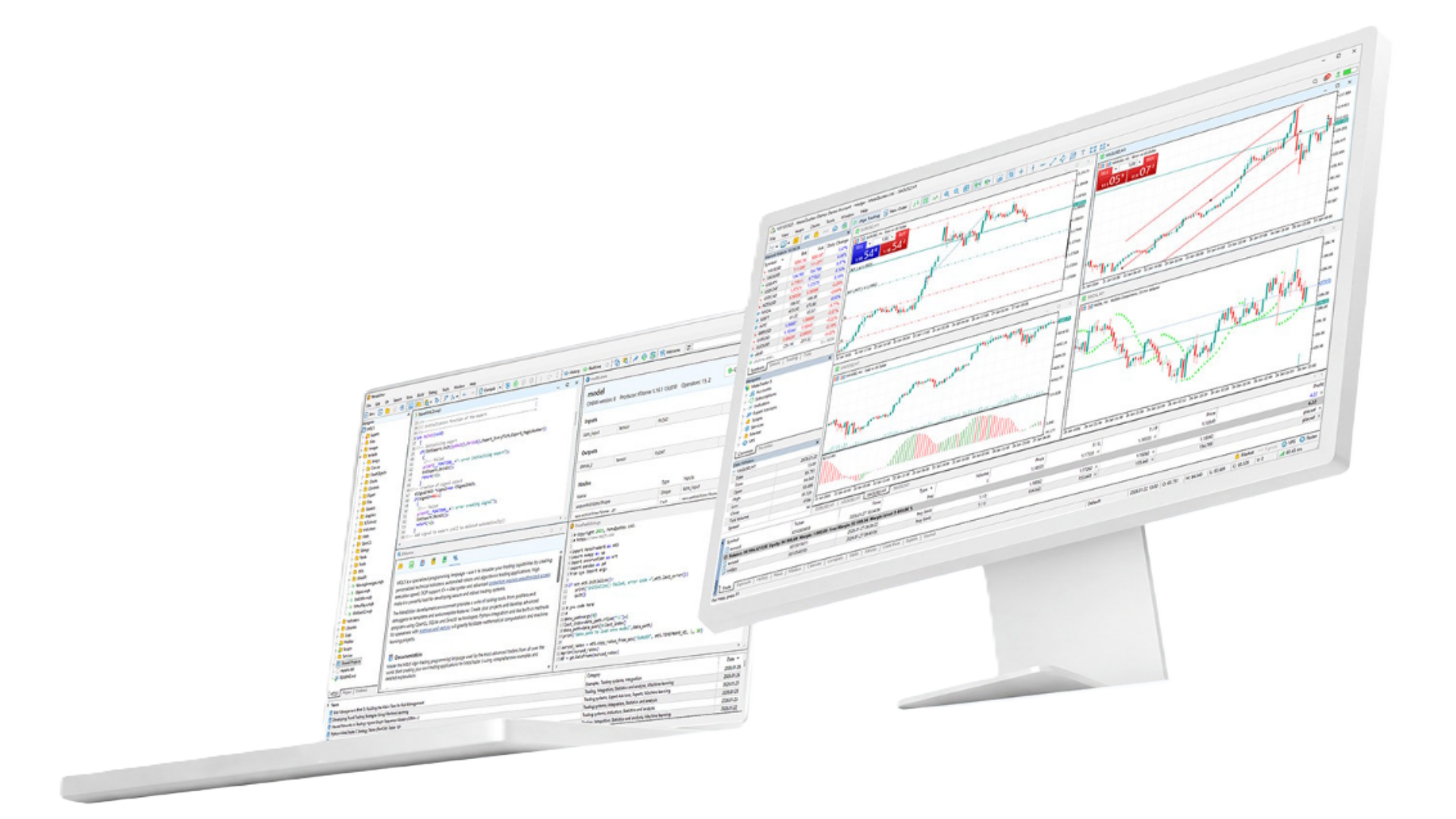 MetaTrader 5 데스크톱 트레이딩 워크스페이스 화면